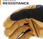 Mechanix Wear: Durahide Cuir FastFit Gants de travail avec Cuff élastique pour un ajustement sûr, Gants utilitaires pour une utilisation polyvalente, Résistant à l'abrasion, Gant de sécurité pour les hommes (Brown, X-Large)