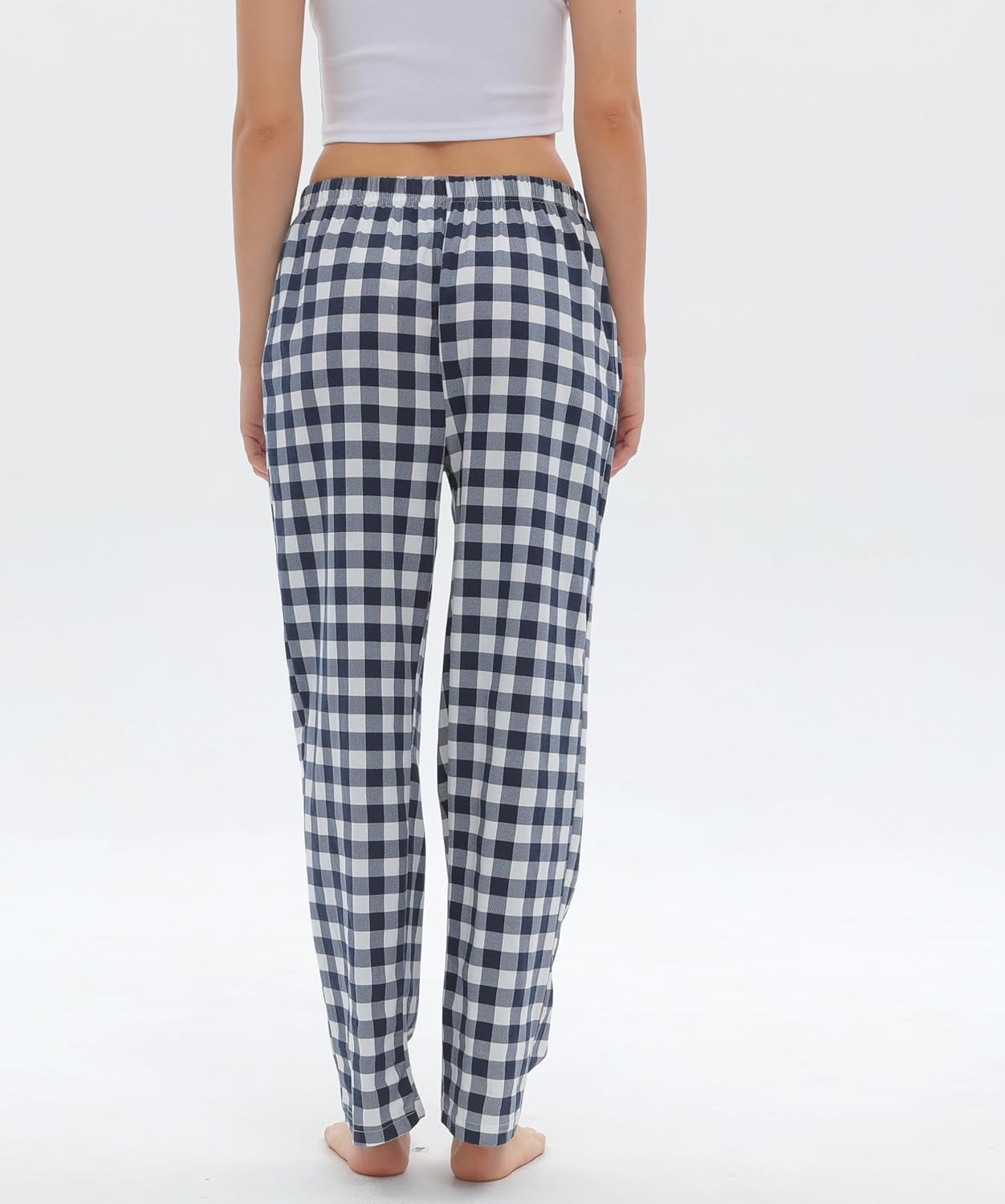 Magicmode Womens Pajama Pants Soft Cotton Sleep Lounge Pant Elastic Waist Pajama Bottoms - Image 4