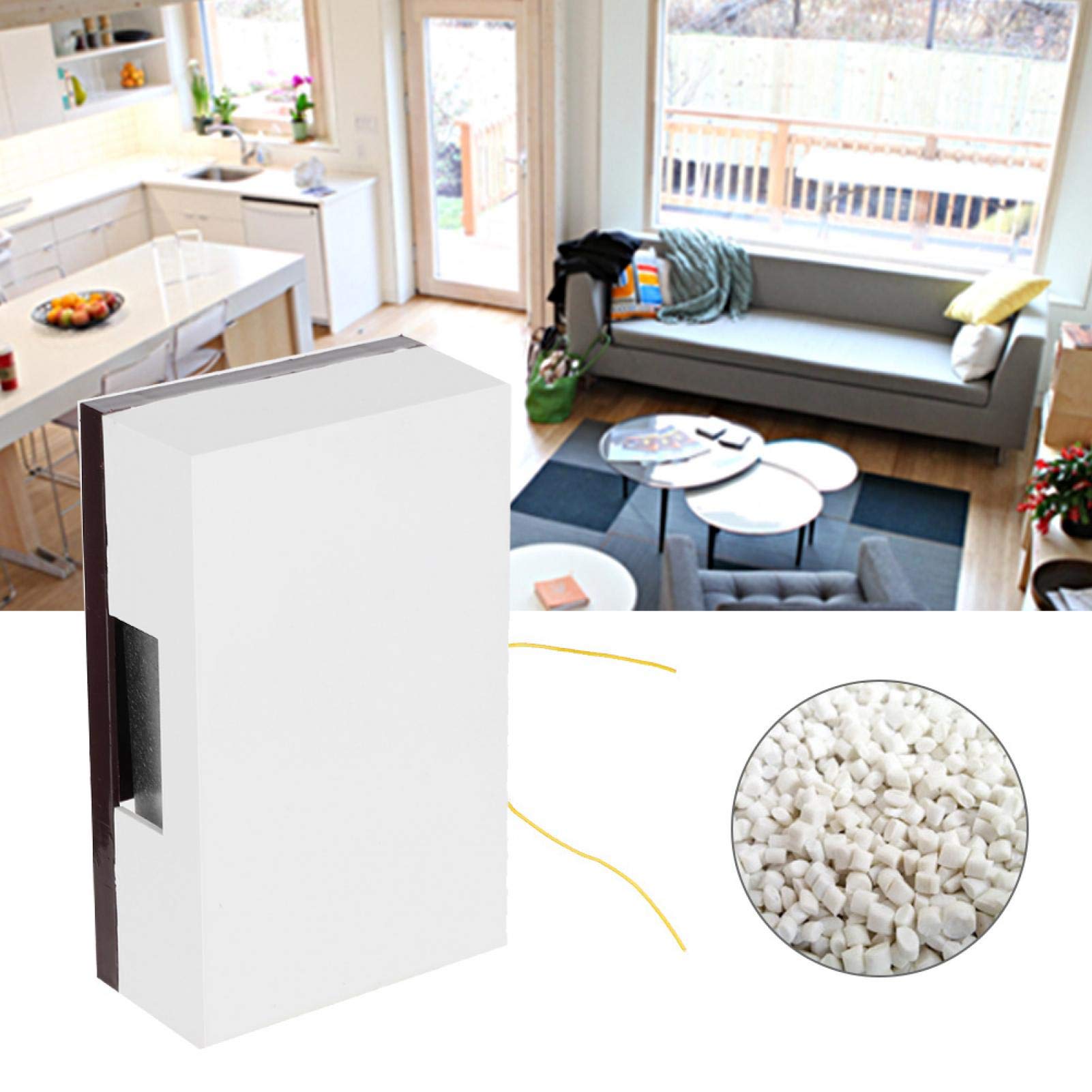 Installazione a Parete Guscio in ABS Campanello per Porta Campanello per Porta, per la casa, per la Sicurezza(220V)