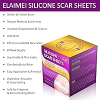 Vista 9 de Hojas de silicona para cicatrices (1.6 x 60 pulgadas, 1.5 M), cinta transparente para cicatrices, tiras de cicatrices de silicona, cicatrices