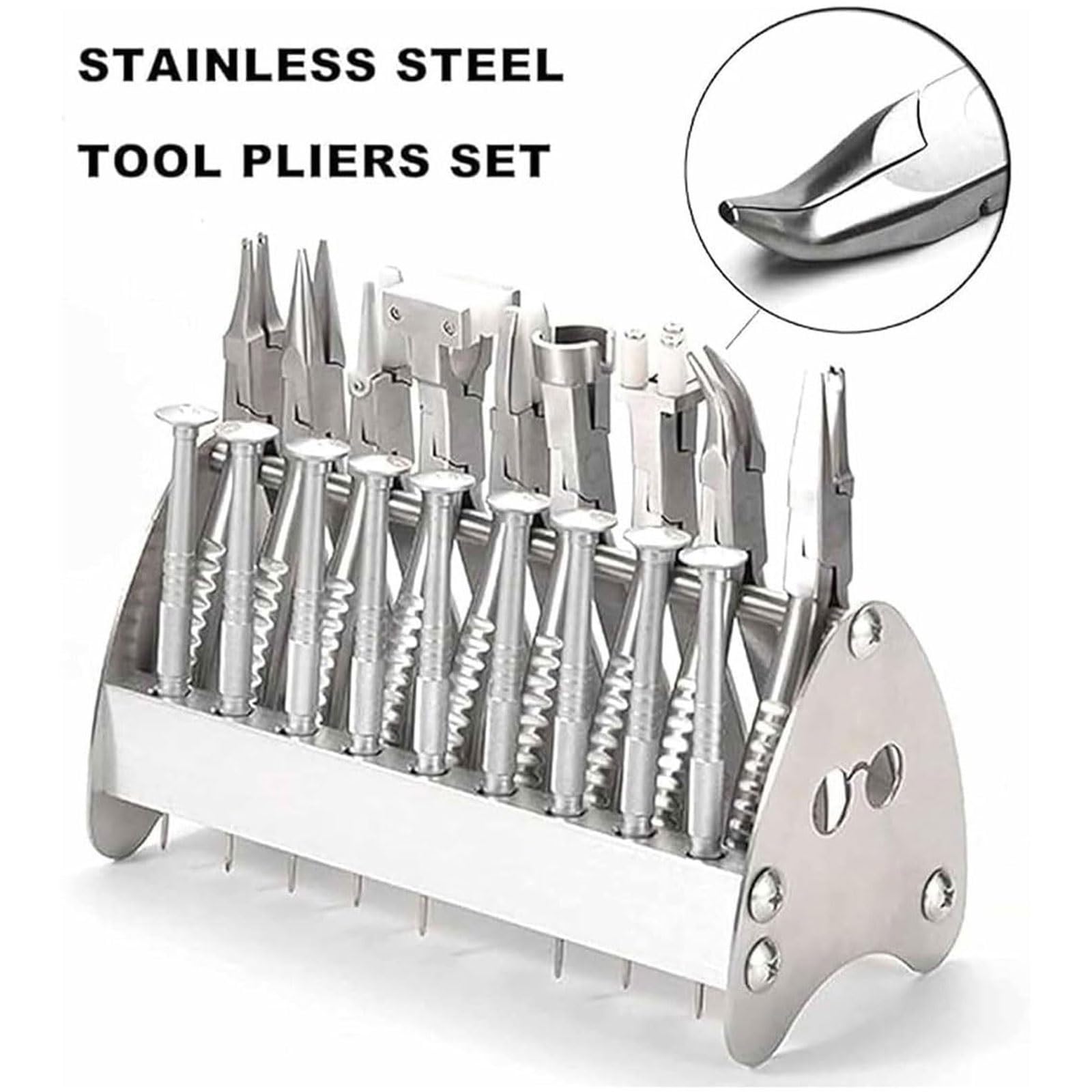 18-teiliges Brillenreparaturset aus Edelstahl for optische Brillen mit
