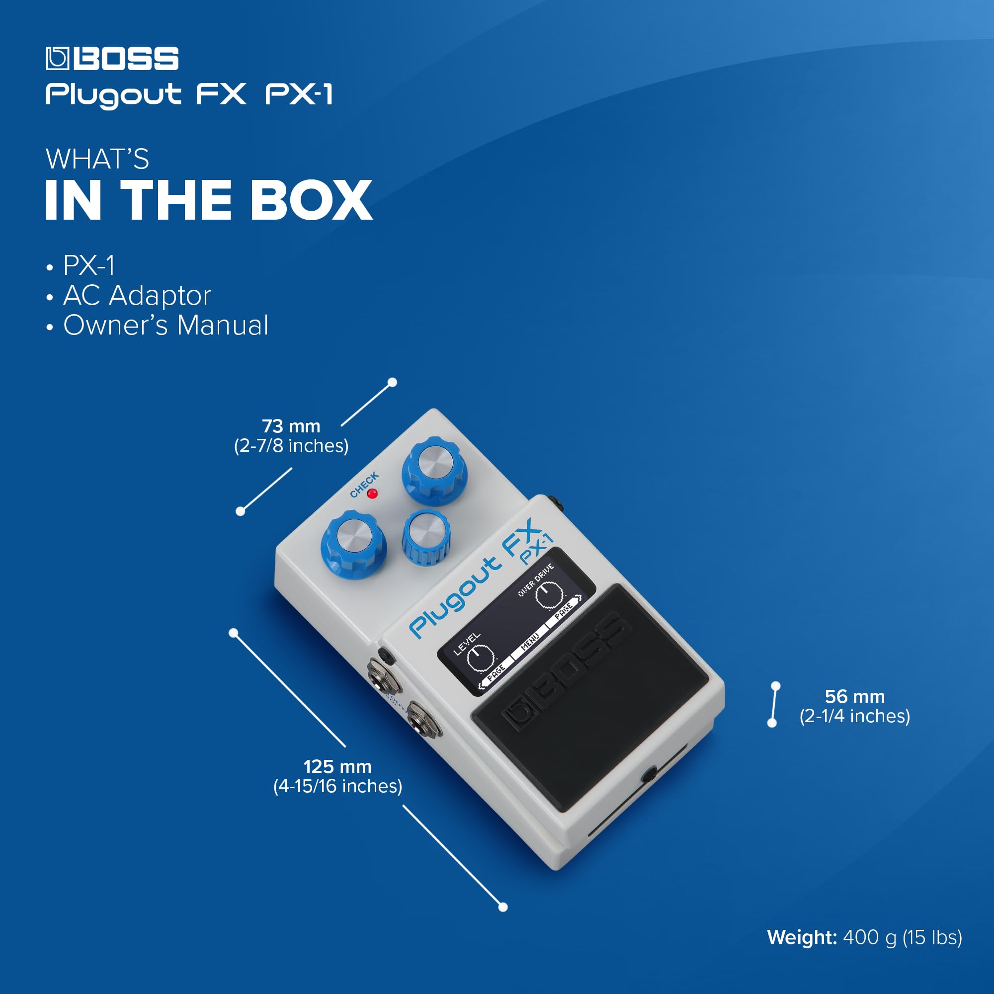 BOSS PX-1 Plugout FX | Innovative Convertible Hardware Platform
