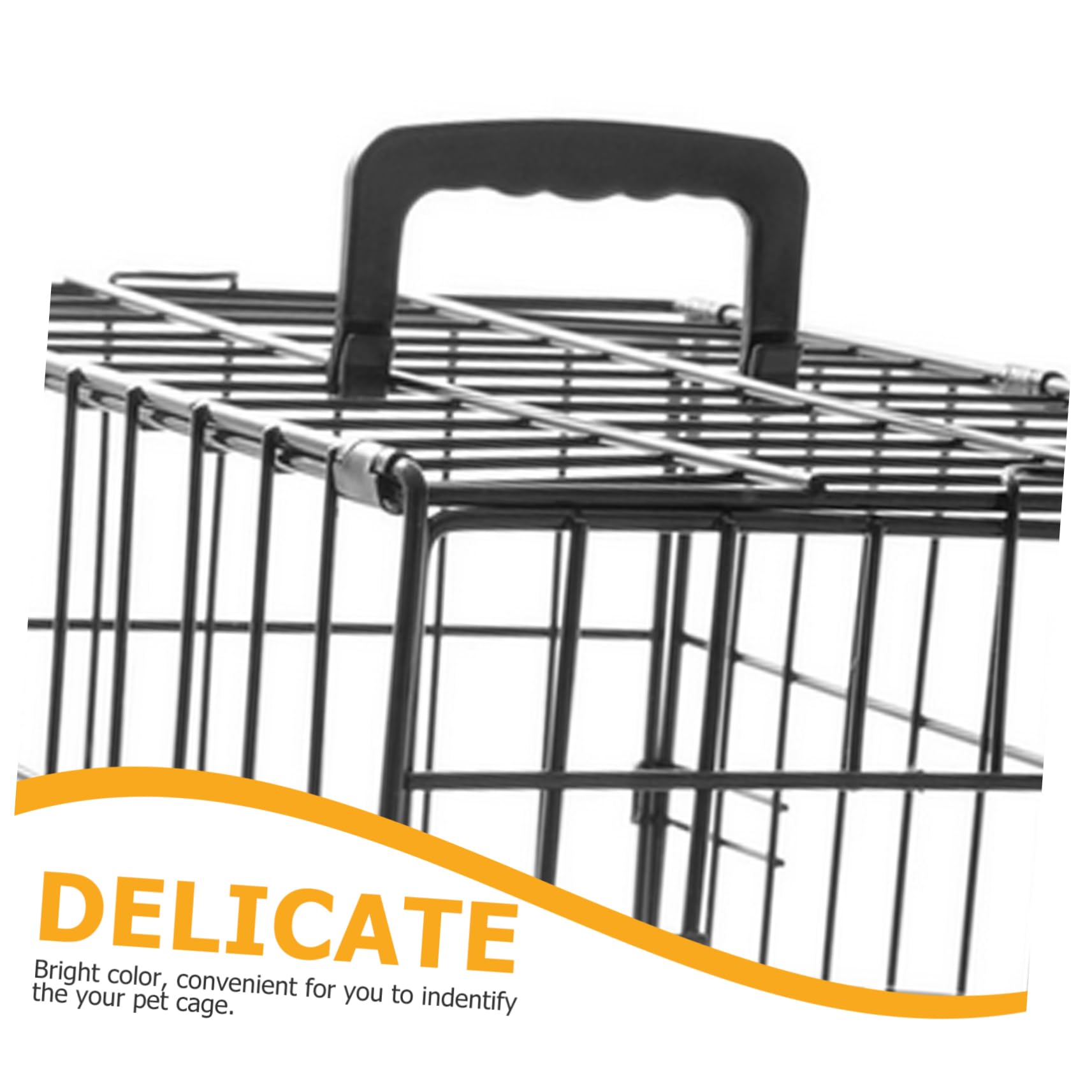 4 Poignées Pour Cage à Animaux - Plastique Robuste, Dimensions 12x7x0.8 Cm - Transport Facile Pour Cage Oiseaux, Caisse Chat/Chien