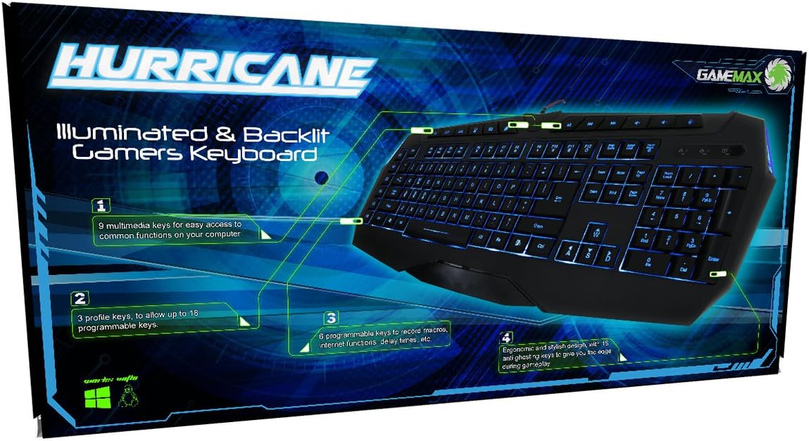 USB connector of the GAMEMAX Hurricane keyboard