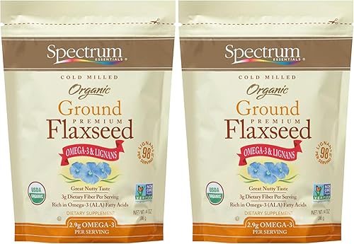 Spectrum Organic Ground Flaxseed, 14 Oz (Pack of 2)