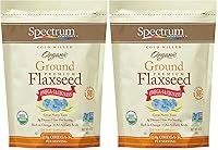 Vista 9 de Semillas de lino orgánicas molidas esenciales por Spectrum 14 oz, 252100, 1, 1