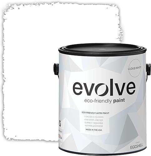 EVOLVE Pintura e imprimación Respetuoso con el medio ambiente, bajo brillo con cobertura de una capa para superficies interiores y exteriores