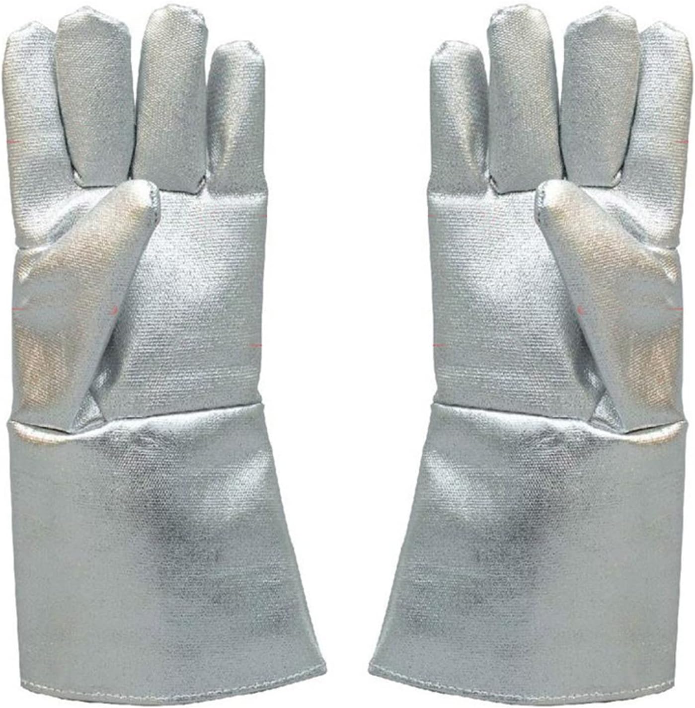 QFFL Grill and Fireplace Gloves, Aluminized Gloves, Heat