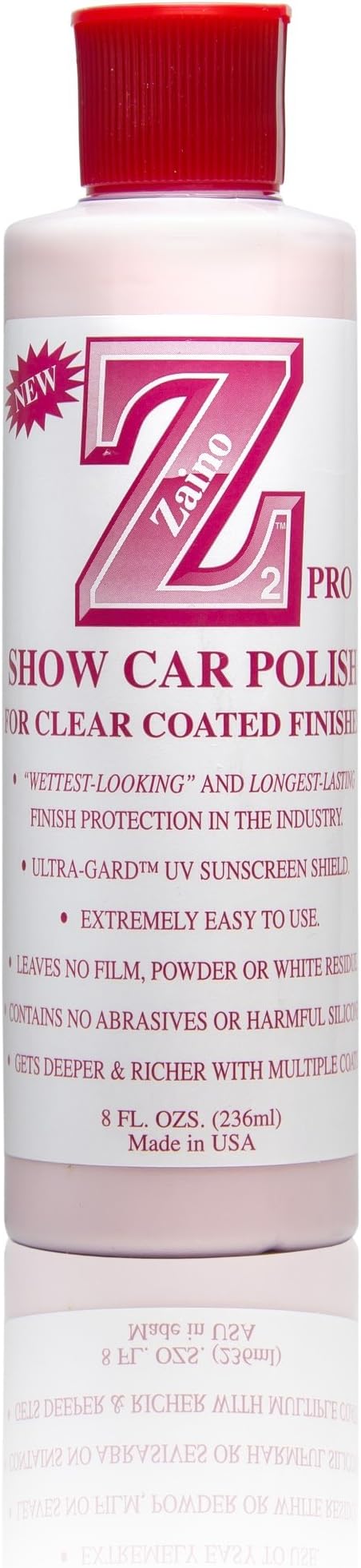 Z2 PRO Pro Car Polish for Clear Coated Cars (236ml)