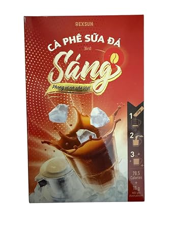 Vietnamese Instant Coffee - Ca Phe Hoa Tan 216g 18g x 12 packs