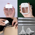 8 Pcs Portable Card Spray Bottles, 38ml Refillable Cosmetic Perfume Bottle, Moisturizing Sprayer Box Cosmetic Container, Atomizer, Spray Empty Bottle for Alcohol Hand Sanitizer Freshener