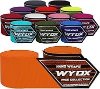 Vista 29 de WYOX Boxing Hand Wraps Inner Gloves, Elasticated Thumb Loop Bandages Mexican Style Under Mitts Wrist Wrap Protection Muay Thai MMA Kickboxing Verde