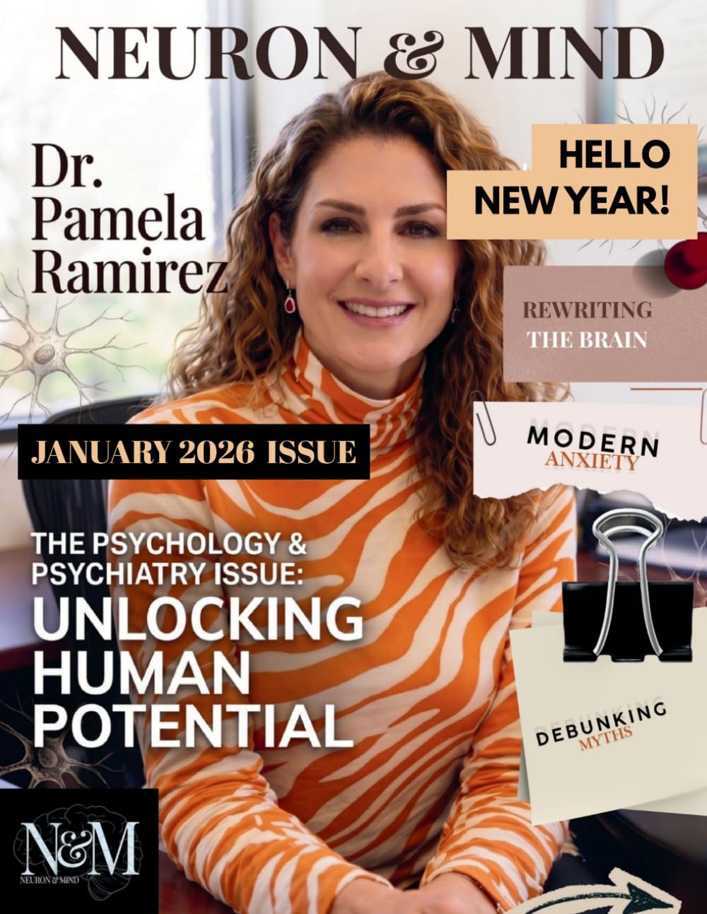 NEURON AND MIND MAGAZINE JANUARY 2026 ISSUE: NEURON & MIND MAGAZINE JANUARY 2026 ISSUE - With Dr. Pamela Ramirez