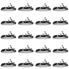 20Pack 300W UFO LED High Bay Light 30000LM 6000K Daylight Super Bright UFO Light Fixture with US Plug