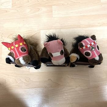 Amazon.co.jp: レトロ 90年代 競馬 スーパーホース ぬいぐるみ