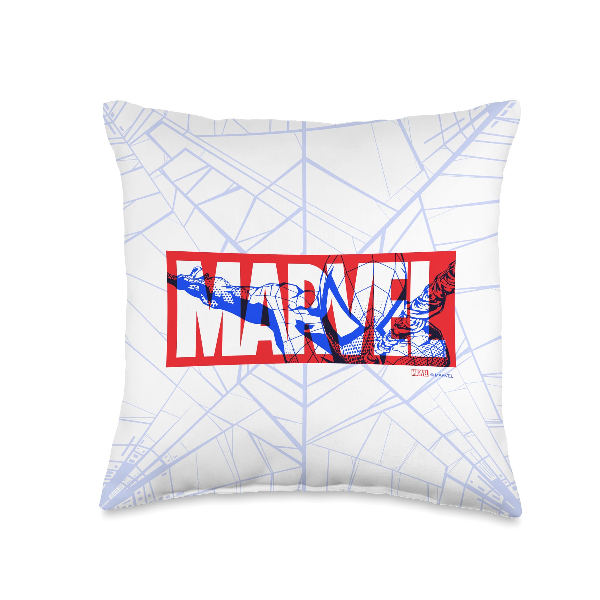 Coussin Marvel Spider-Man multicolore 40x40 cm pour déco de chambre geek