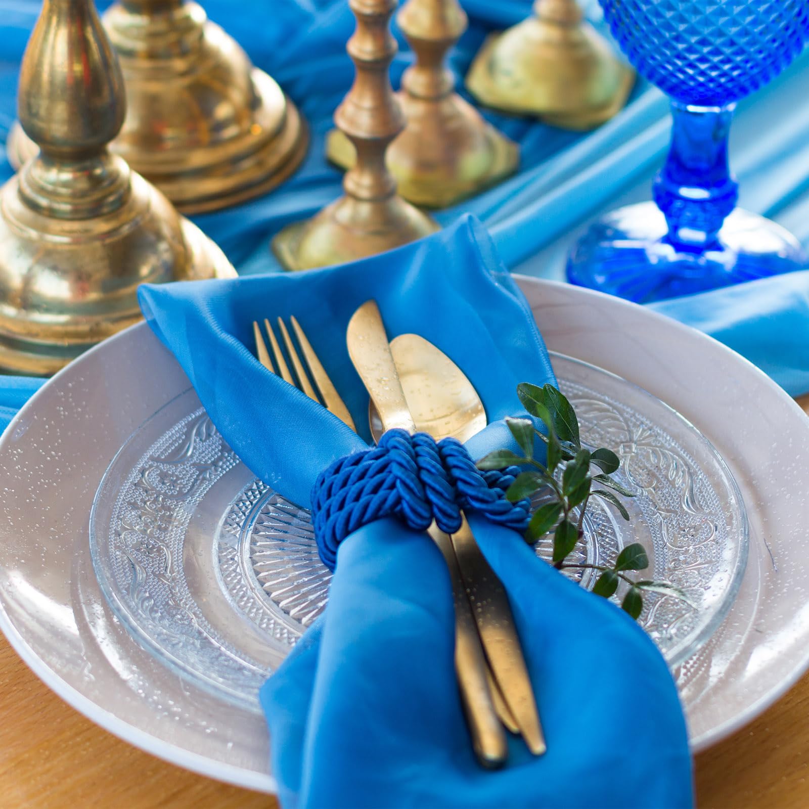 SARO 222.RS20S Tovaglioli Da Cena Quadrati In 100% Cotone Rosa - Set Da - Foto 3