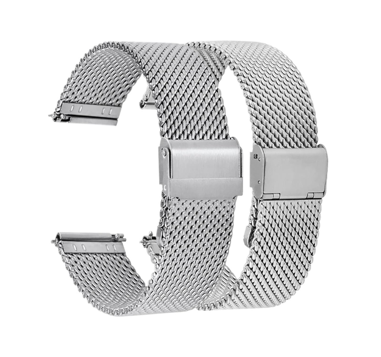 Bracelet de montre à dégagement rapide et maille acier robuste 20mm - 3