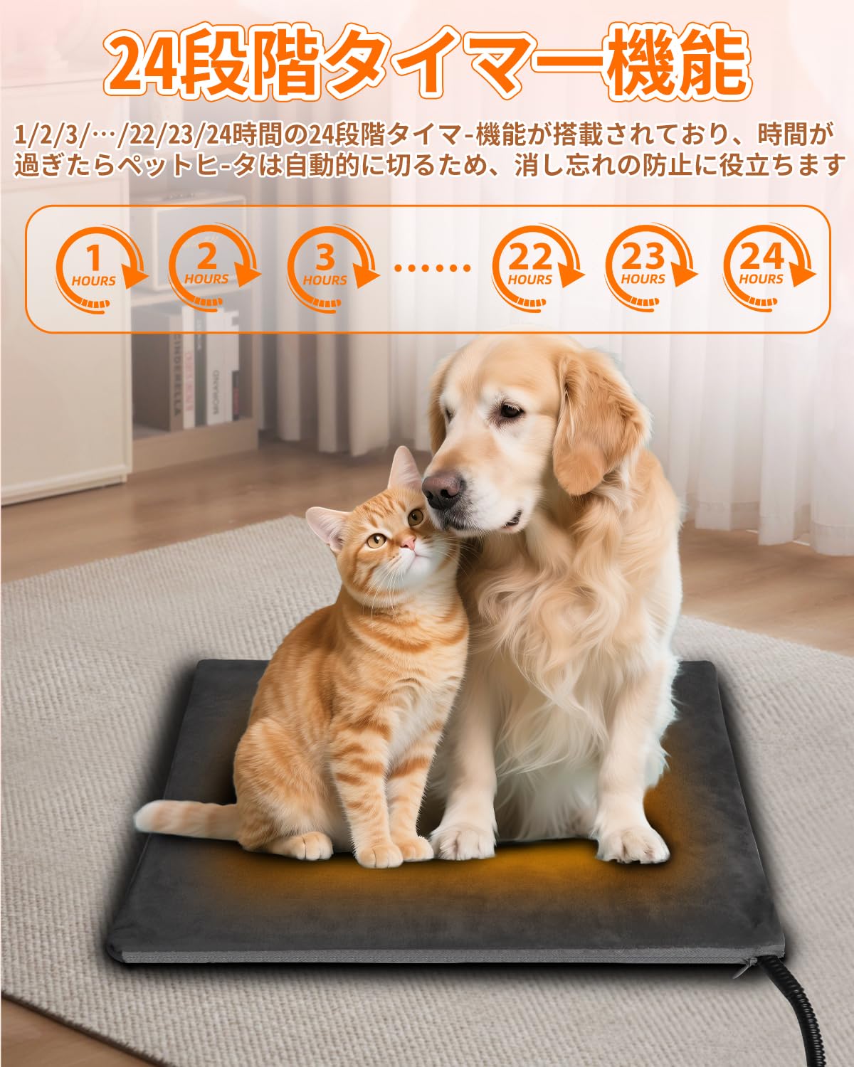 Amazon | DIKKDZ ペット用ホットカーペット【2026年新開発】ペット