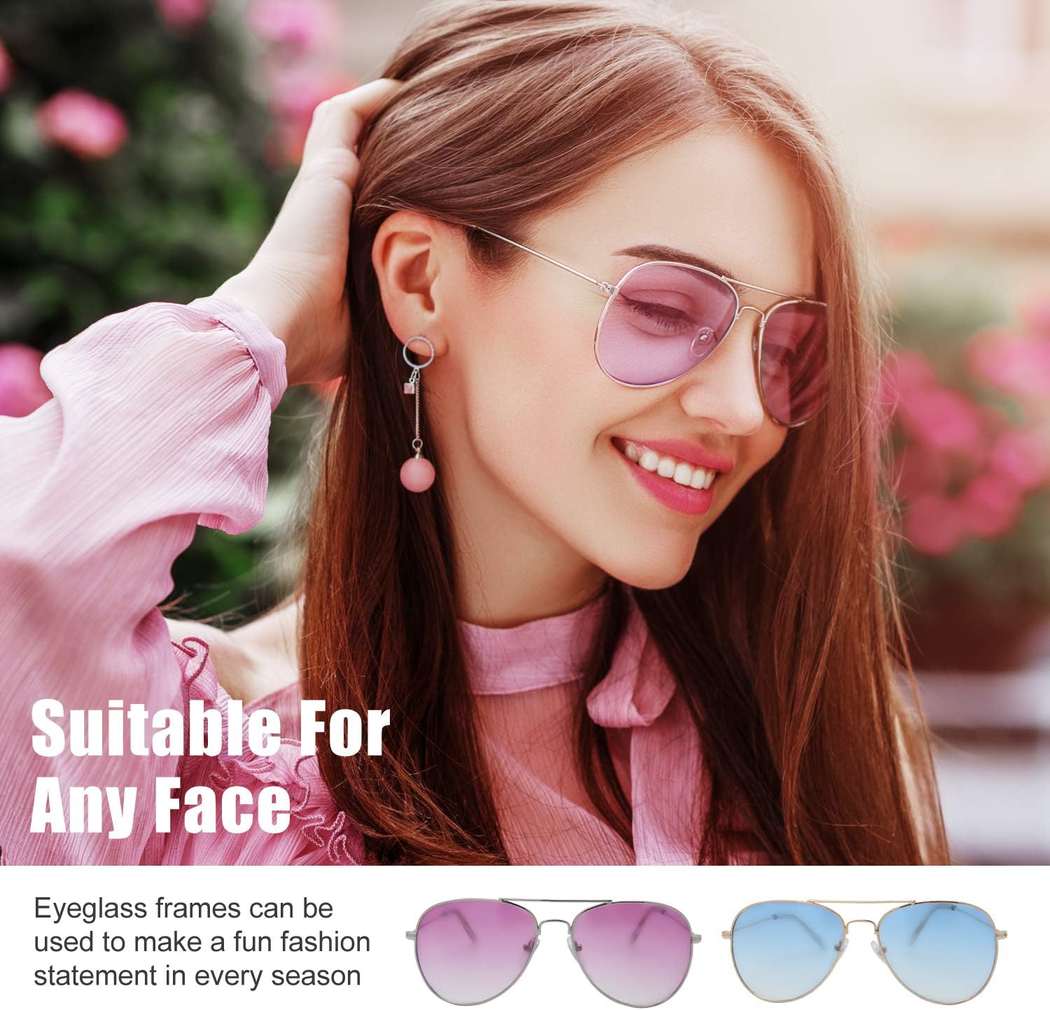 The Fresh Classic Metal Frame Mirror Lens Aviator Sunglasses with Gift Box - Image 6