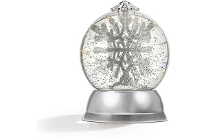 Celestial Snowflake Snow Globe