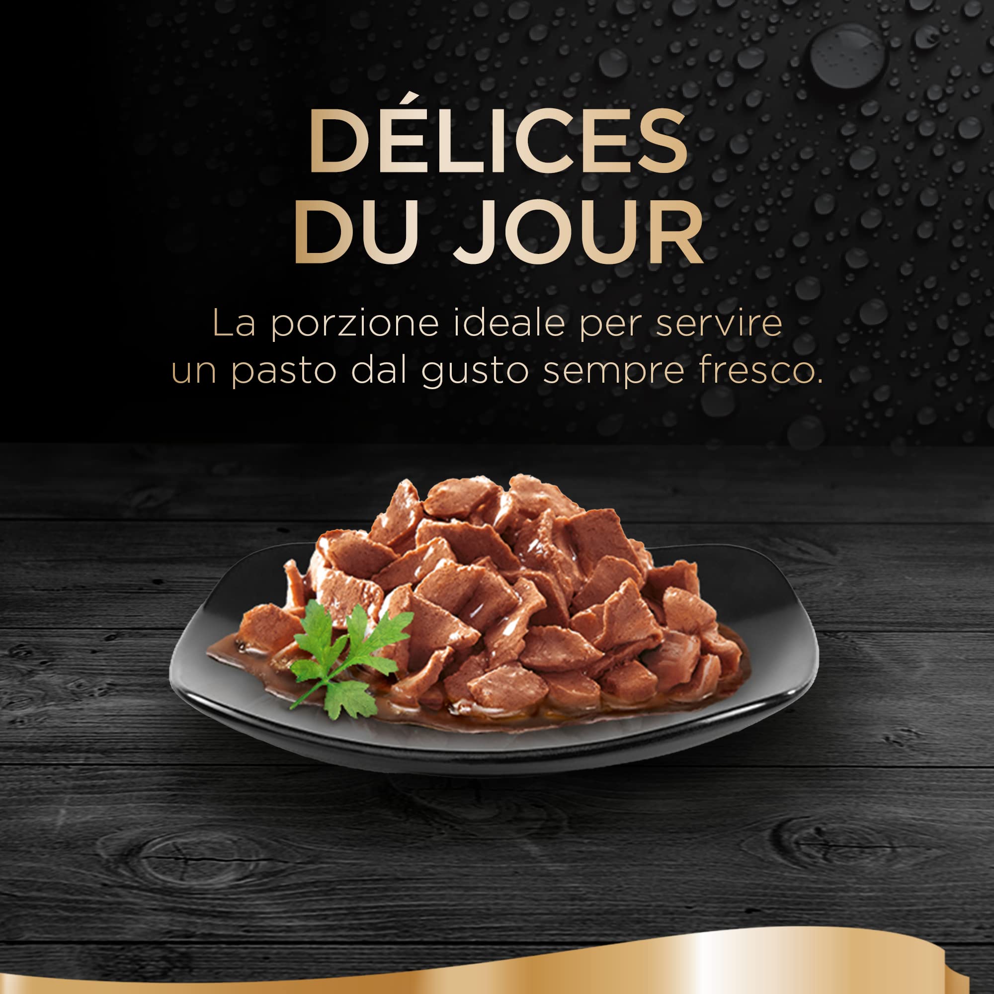 Sheba Délice Du Jour Cibo Umido per Gatti con Manzo e Pollo in Salsa, 12 Confezioni da 6 Bustine x 50 g ognuna: Totale 3600 g