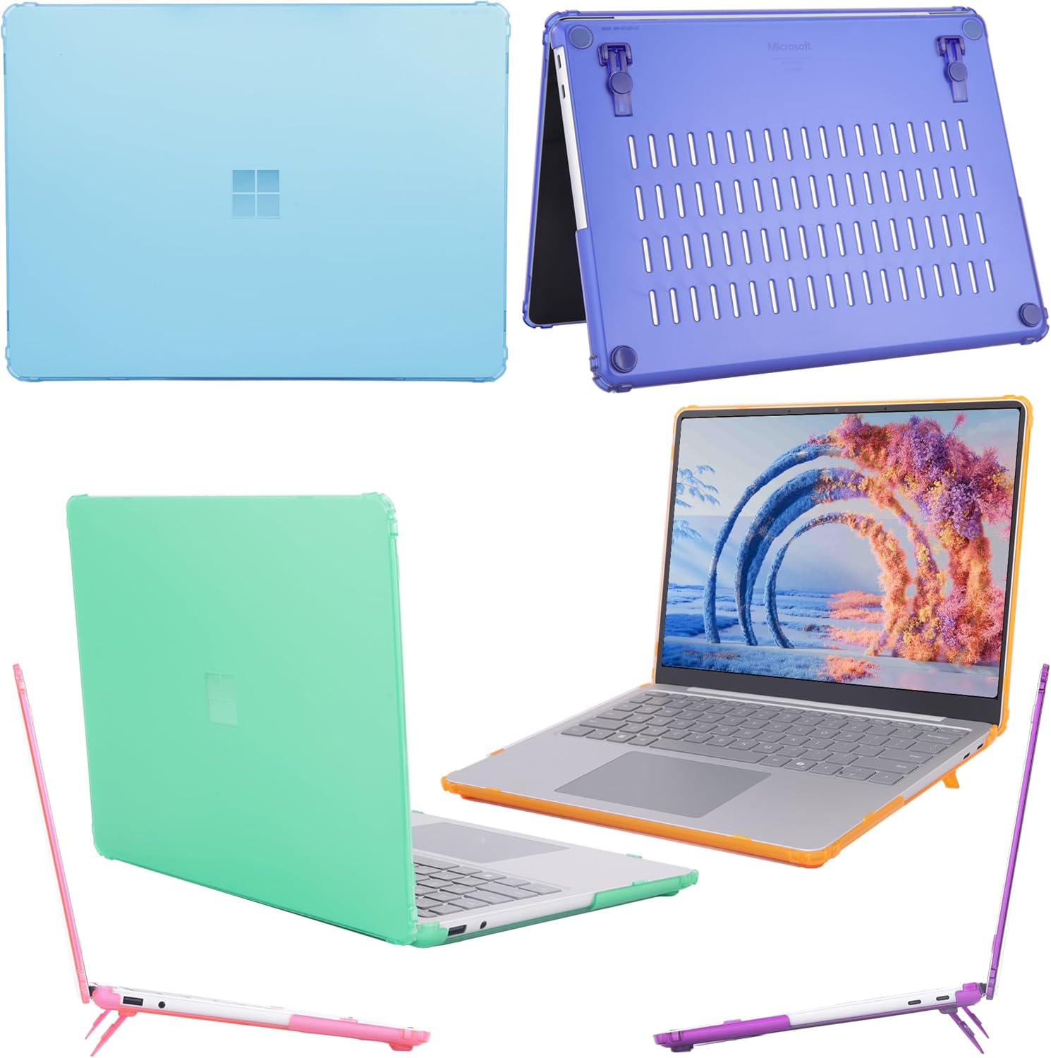 mCover case ONLY Compatible for 2025+ 13" Microsoft Surface Laptop 13 Windows PC (Model# 2095) with Snapdragon CPU & Copilot+ (NOT Fitting Other Surface Laptop) - Pink - Image 4