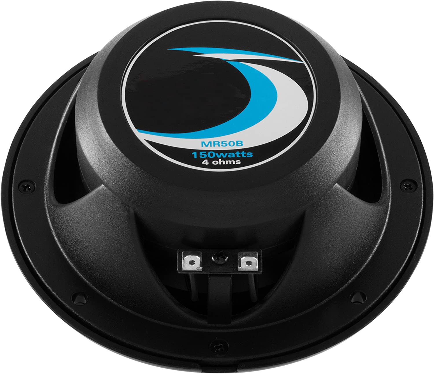 Amazon.co.jp: 防水スピーカー 黒 5.25インチ 外径15.5センチ 2way