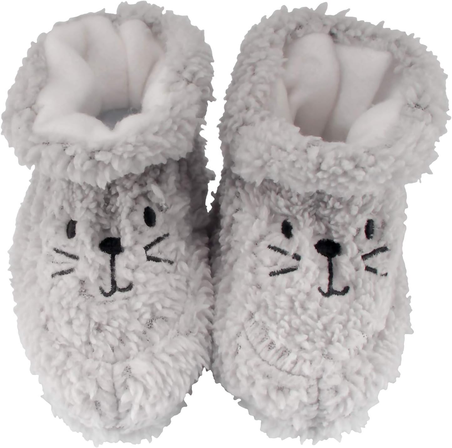 BambooMN Infants Toddler Soft Warm Plush Cozy Fuzzy Cartoon Animal Slippers Booties Socks Shoes