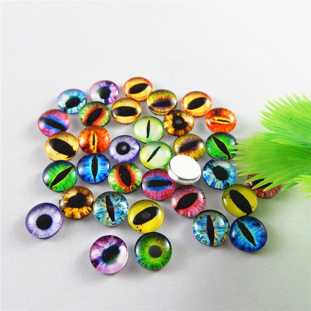 Occhi In Vetro A Cupola Per Bambole E Pupazzi - 200 Pezzi (100 Paia) - 8x8 Mm - Assortiti, Ideali Per Creazioni Fai Da Te