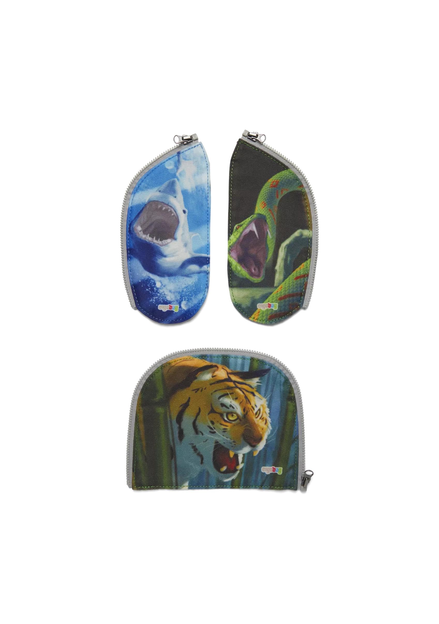 Ergobag Klettie Patch Animali Preistorici – Adesivi In Pile E Velcro Per Zaini Unisex Bambini