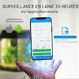 Bluetooth Piscina Acqua Tester 6 in 1 Misuratore EC/Salinità/pH/ORP/Temperatura/Cloro Metro, Senza fili Galleggiante Accorto Piscina Monitor Acqua Tester per Piscine, Bagni Caldi & Terme di Nuoto - 6