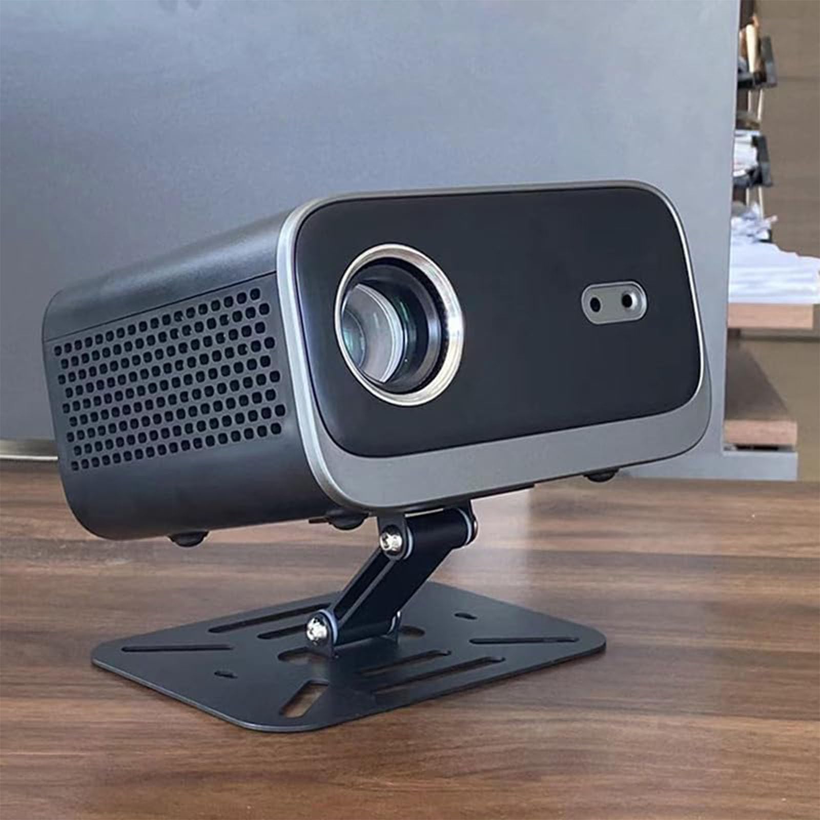 Support de projecteur réglable rotatif 360° universel home cinéma noir