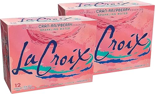 Lacroix Agua con gas Cran-Frambuesa, 12 onzas