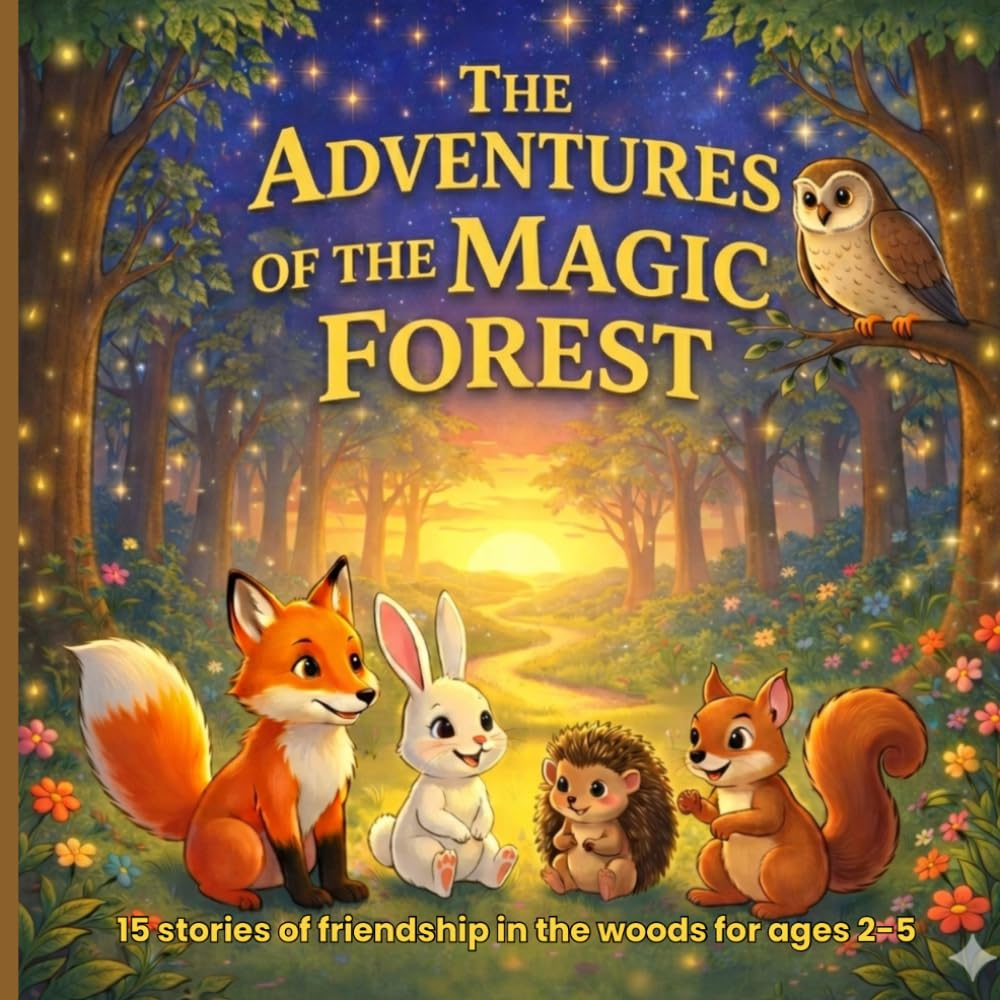The Adventures of the Magic Forest: 15 Stories of Friendship,in the woods for Ages 2-5 (Storie per bambini)