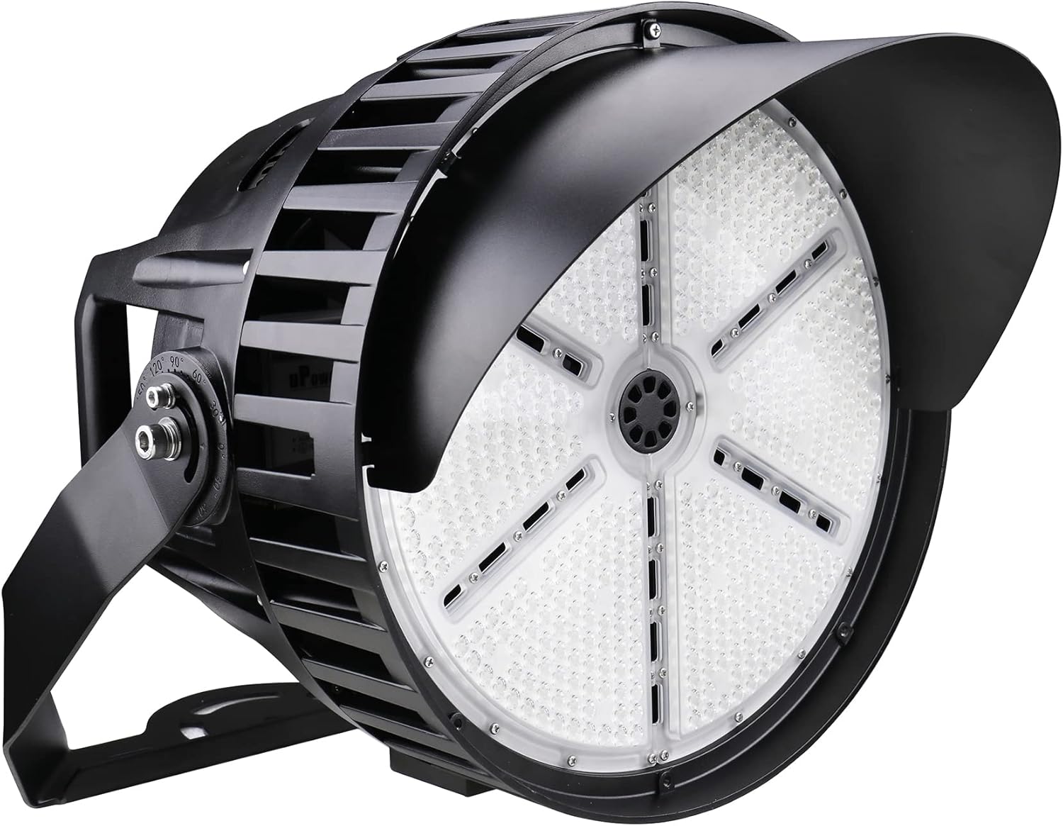 dephen 500W LED Stadium Lights - 70000Lumens 5000K Commercial Sportlight, 30 Degree Arena Lamp, 0-10V Dimmable IP65 Outdoor Flood Lighting, 120-277Vac,10KV Surge,Bracket Mount,UL-Listed