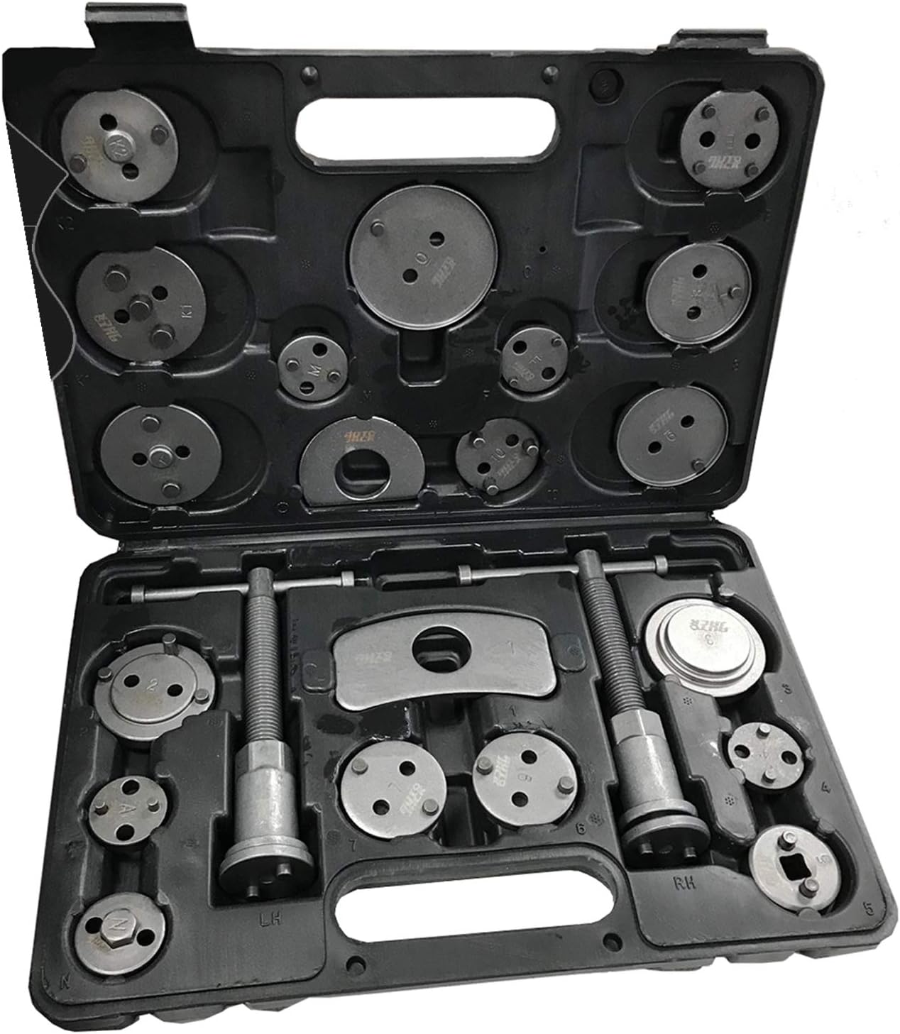 Autojack Universal Disc Brake Caliper Piston Rewind Wind Back Tool for Cars Vans and More 22 Piece Professional Pad Replacement Kit