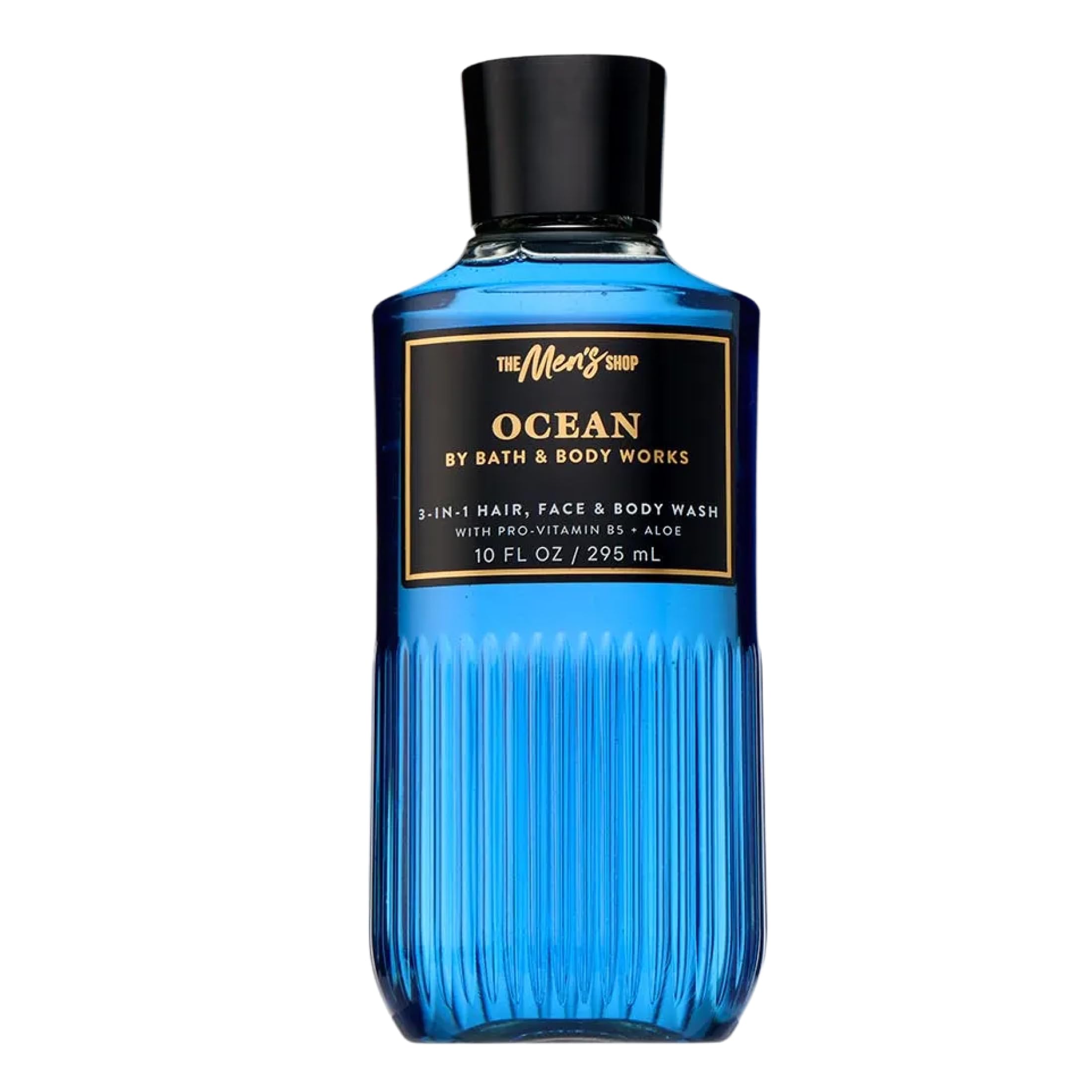 3-in-1 Hair, Face & Body Wash for Men – Ocean Scent, Men's Shampoo & Cleanser with Pro-Vitamin B5 & Aloe, Coastal Air & Cypress Scent, 10 fl oz - 1 Pack
