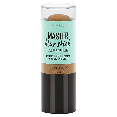Miniatura 3 de Maybelline New York Facestudio Master Blur Stick Primer Maquillaje, MedianoBronceado, 0.3 onzas