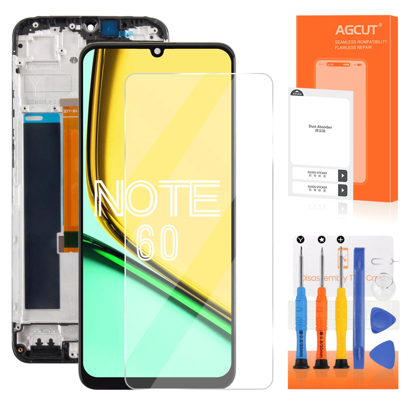 Écran LCD pour Realme Note 60 avec kit outils pour vitre brisée - 8