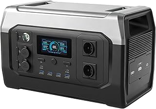 XP1000 Tragbare Powerstation 1800W, 1024Wh LiFePO4 Solargenerator, 1 Std. Schnellladung, Akku Generator mit 10 steckdose, LFP Powerstation für Outdoor Camping Wohnmobil Notfall Hausgebrauch
