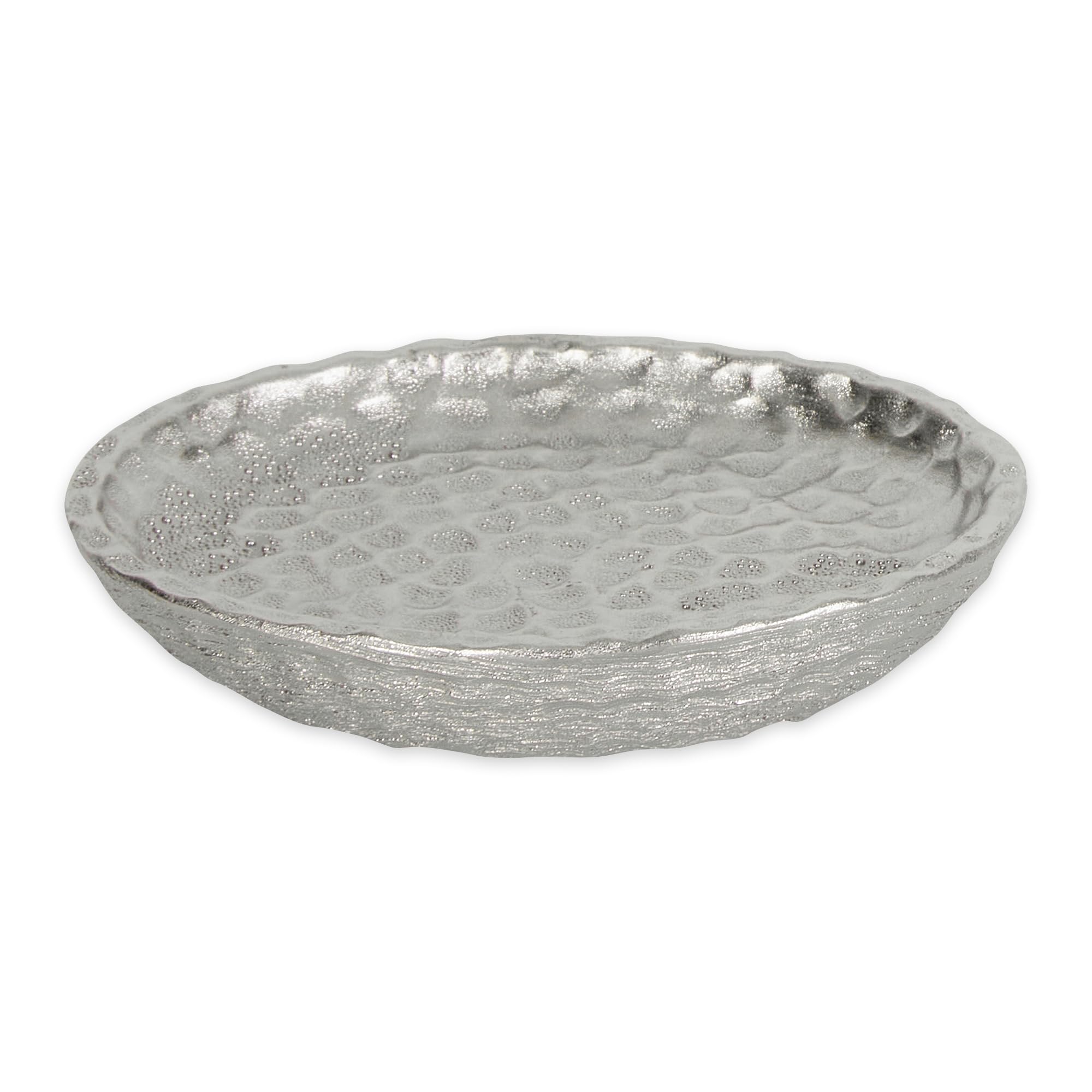 Tom młotkowany srebrny zestaw do kąpieli, porcelana, 8,6 cm x 8,6 cm x 18,7 cm
