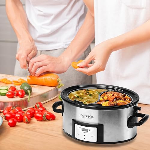 Miniatura 2 de Huafly Paquete de 2 forros de cocción lenta, aptos para ollas de cocción lenta, ovaladas de 6 cuartos de galón, reutilizables, de silicona, para