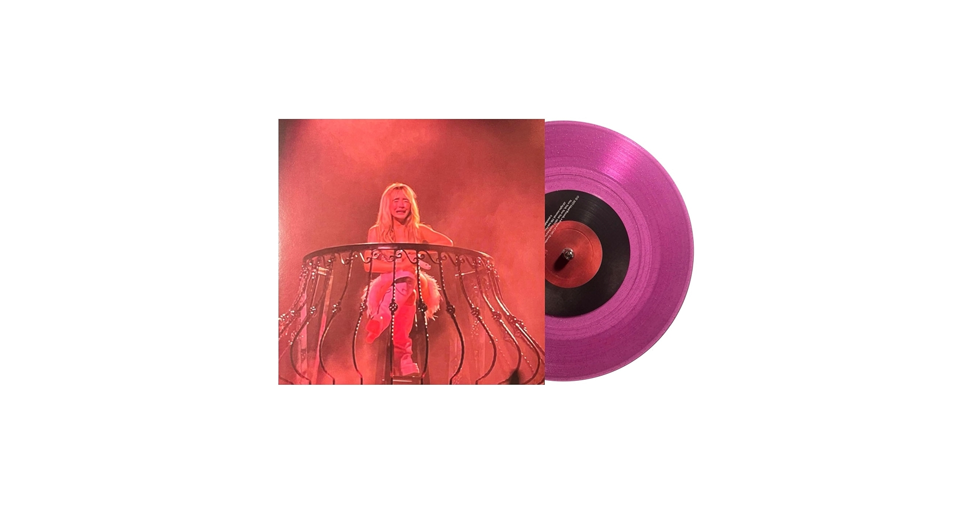 洋楽 sabrina carpenter Feather 7\" Pink Vinyl Feather by Sabrina Carpenter Pink Glitter Color 7