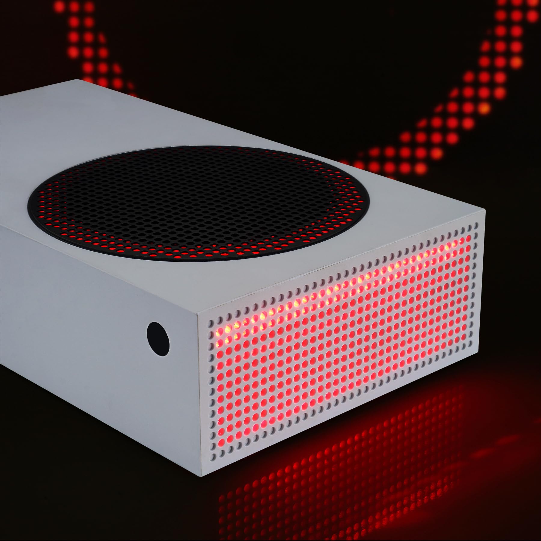 eXtremeRate Ruban LED RGB pour Xbox Series S Console,Bande Lumineuse Accessoires pour Xbox Series S,7 Couleurs 39 Effets RGB LED Light Strip pour Xbox Series S avec Télécommande IR
