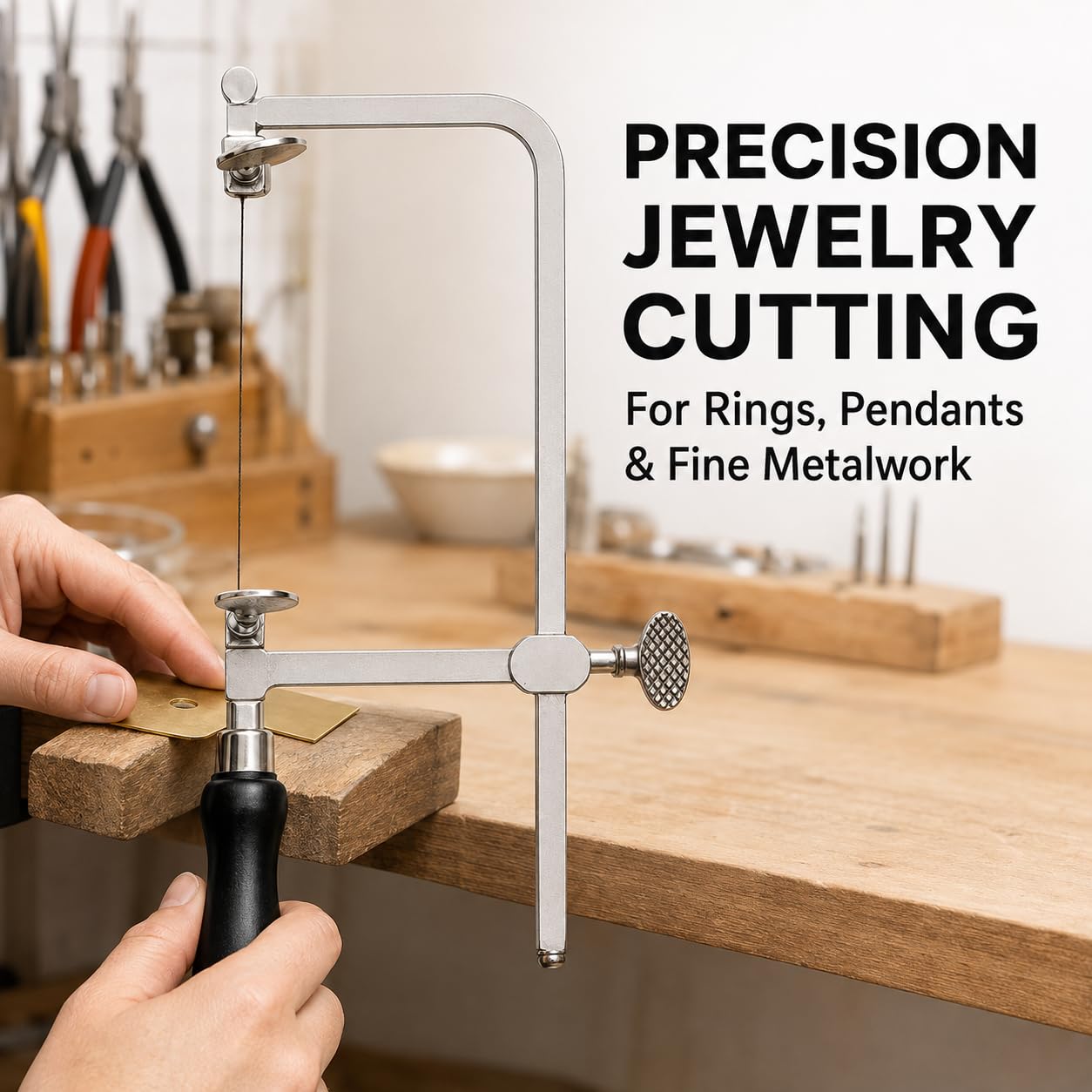 Jewelers Saw Frame - 144 Blades Included -7