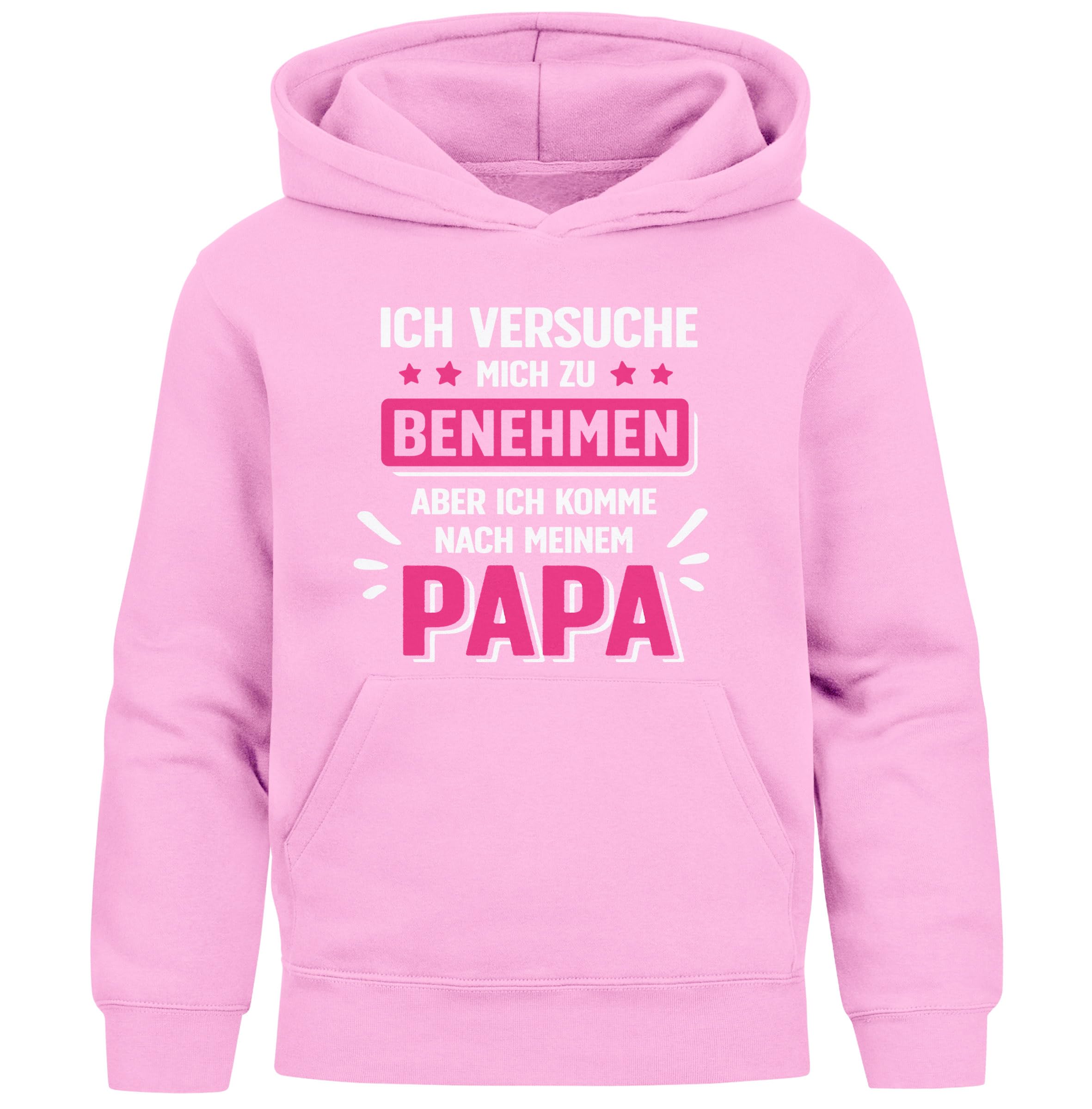 Sweat à capuche rose fille 164 : le pull confortable avec message drôle