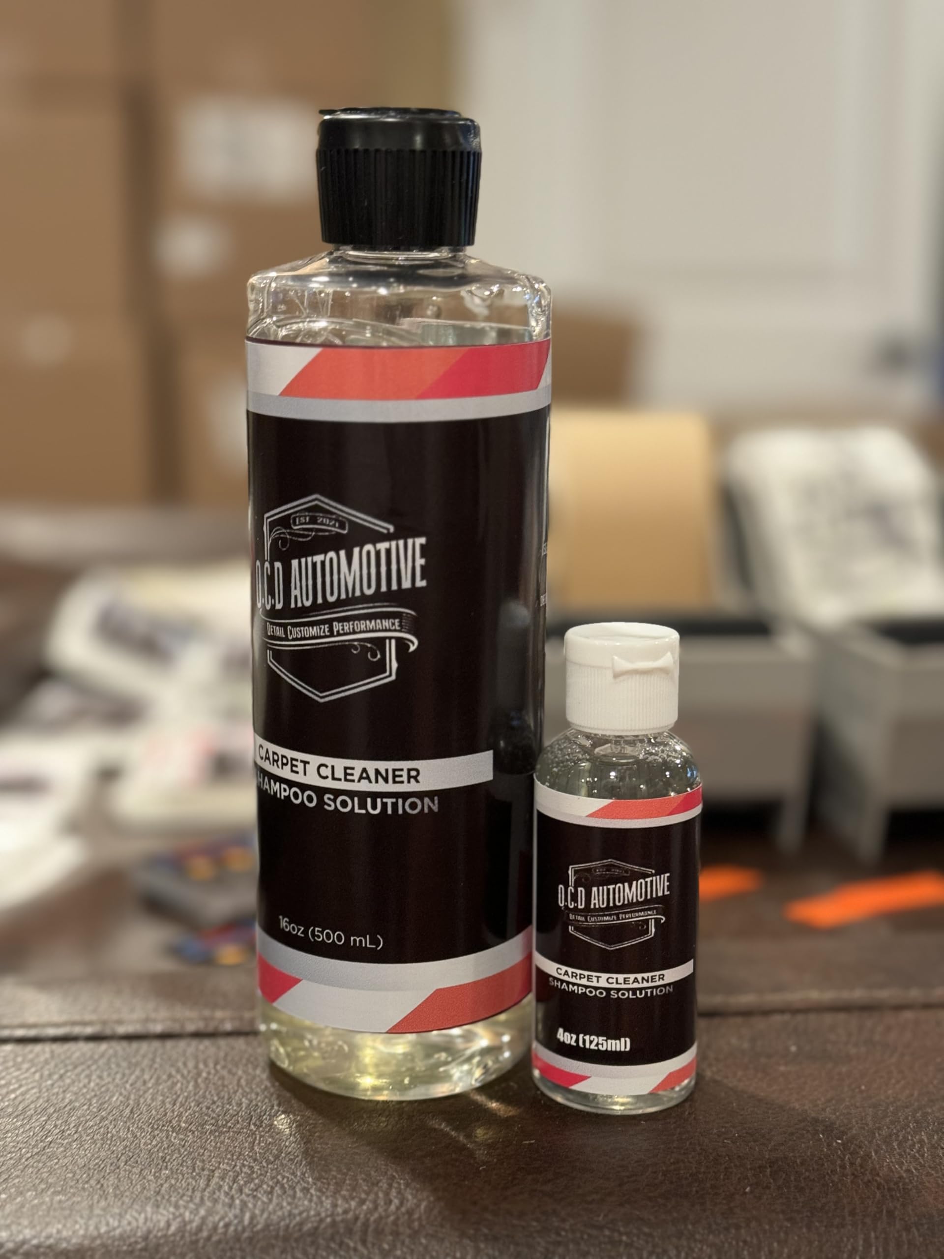 O.C.D AUTOMOTIVE Carpet Cleaner Shampoo - Deep Cleaning for Carpets, Mats, Seats, Upholstery - Machine or Hand Use - Safe and Gentle Formula - Fresh Scent - 16oz