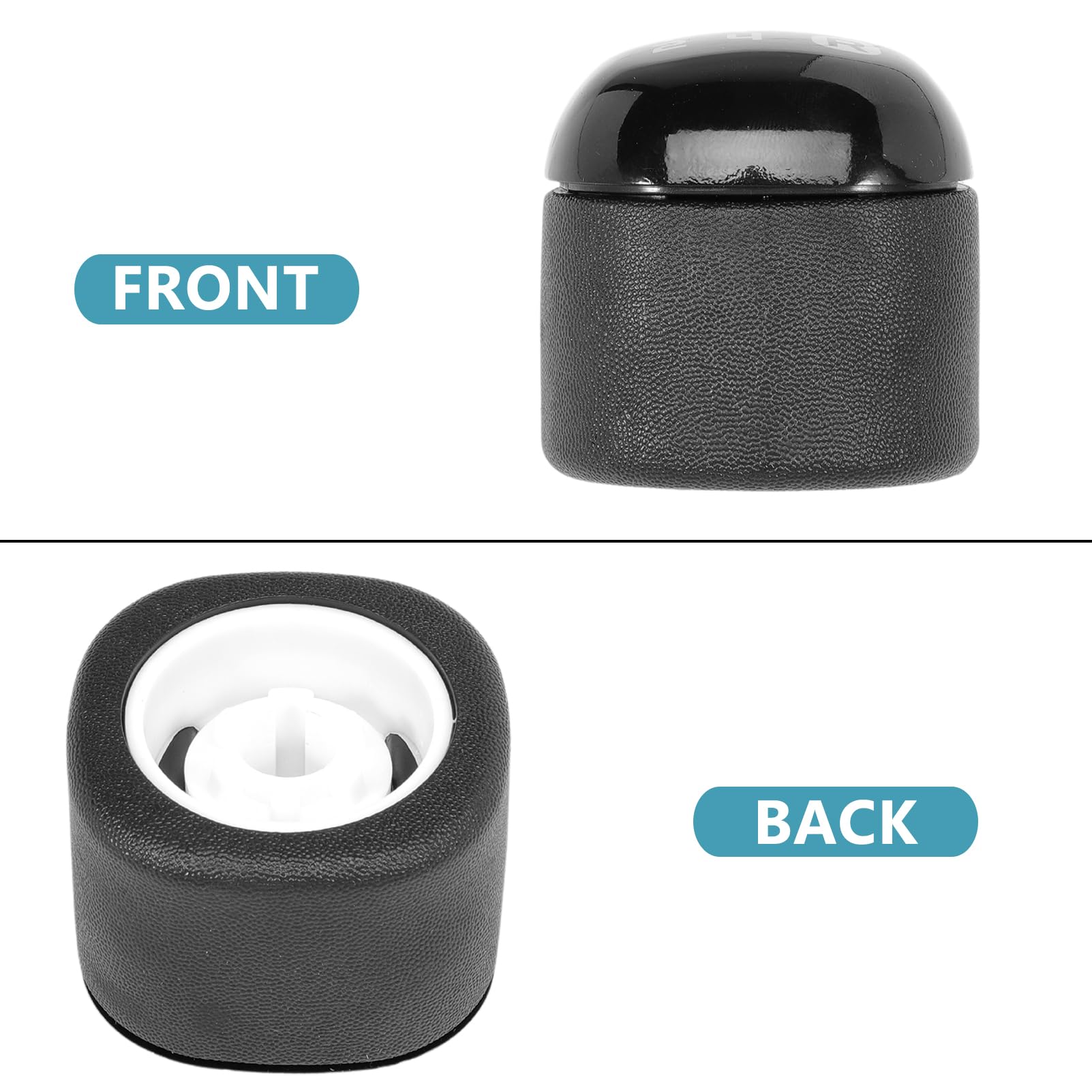 Pomello del cambio nero a 5 marce compatibile con Panda X58L dal 2012 502942700 Pomelli del Cambio Manopola