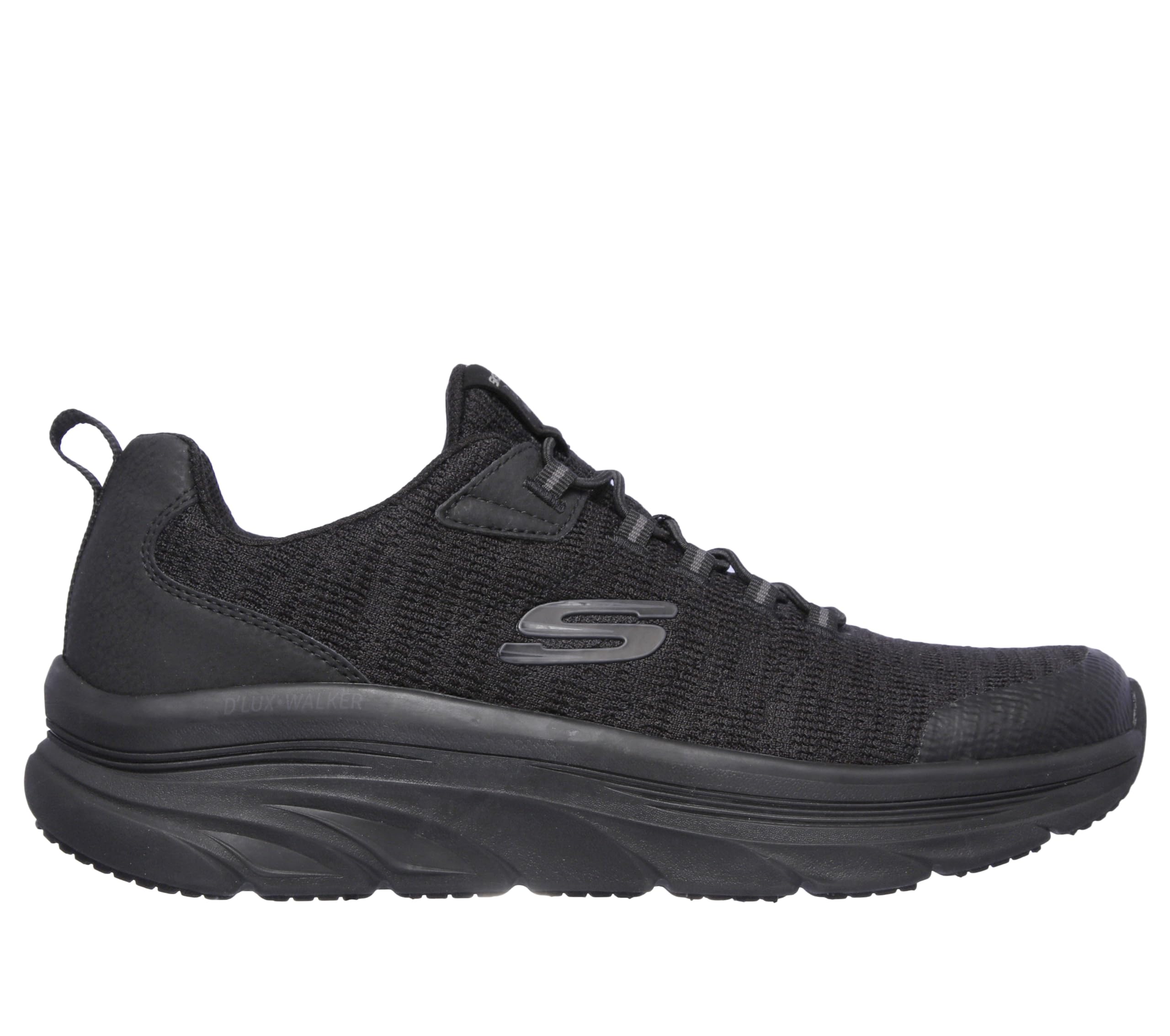 Skechers Men's D'lux Walker Pensive Oxford, Schwarz, 39.5 EU – Ansicht 2